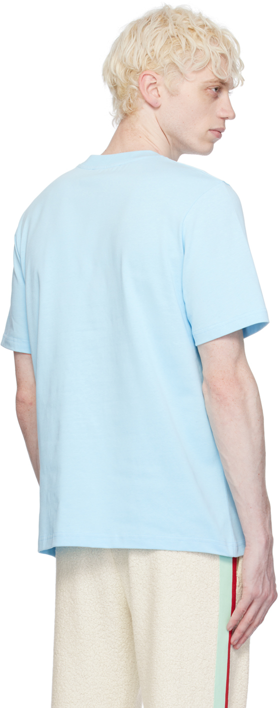 Casablanca SSENSE Exclusive Blue 'Tennis Club' Icon T-Shirt