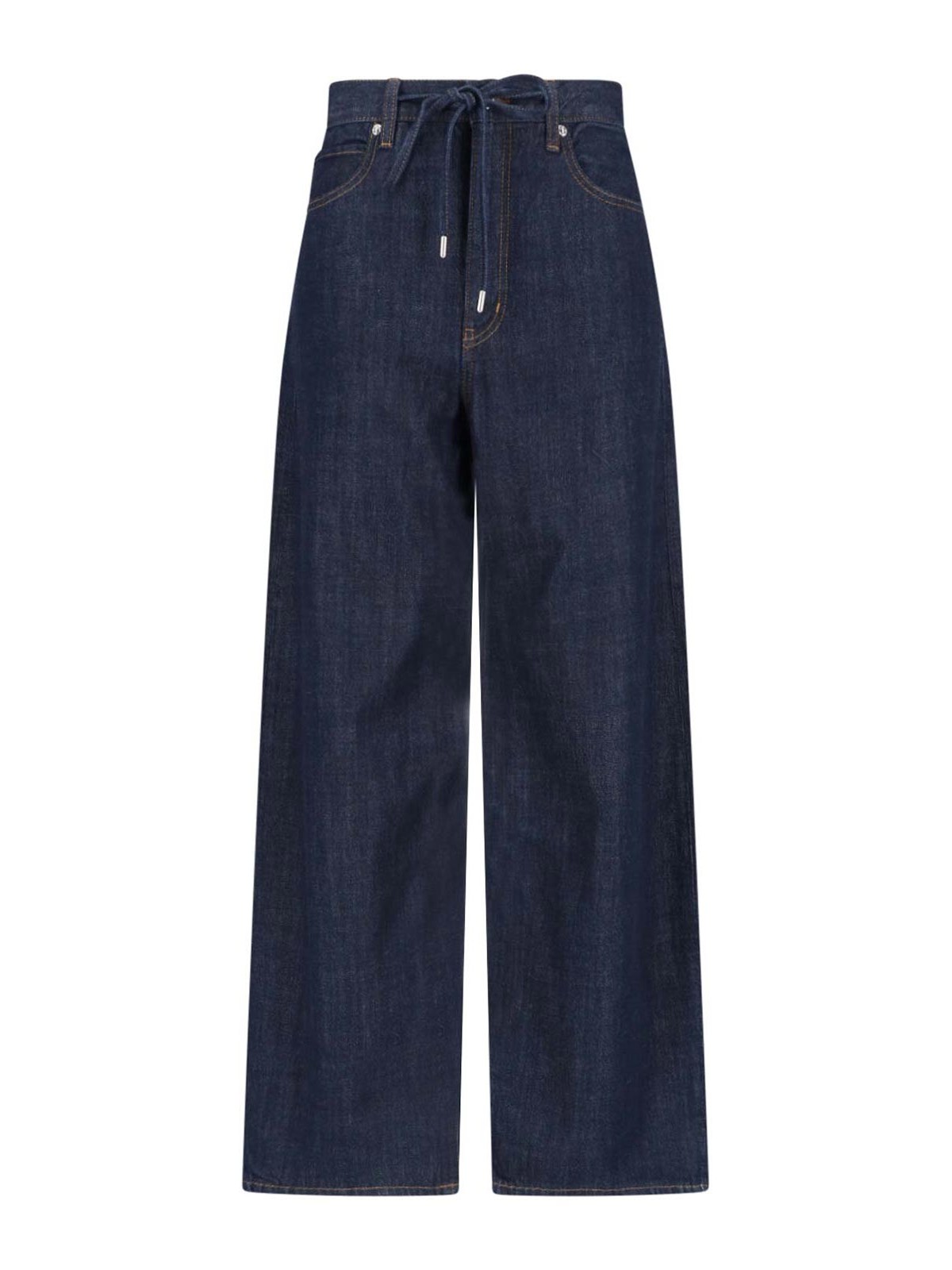 Jeans The Off Duty Drawstring Bow With Closure And Blue Patch For Women Blu - Women