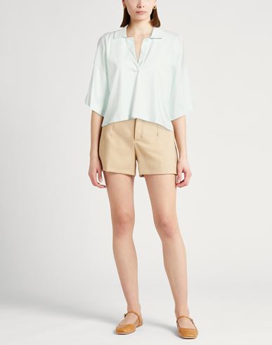 Collezione N_01 Woman Polo shirt Sky blue Size L Cotton