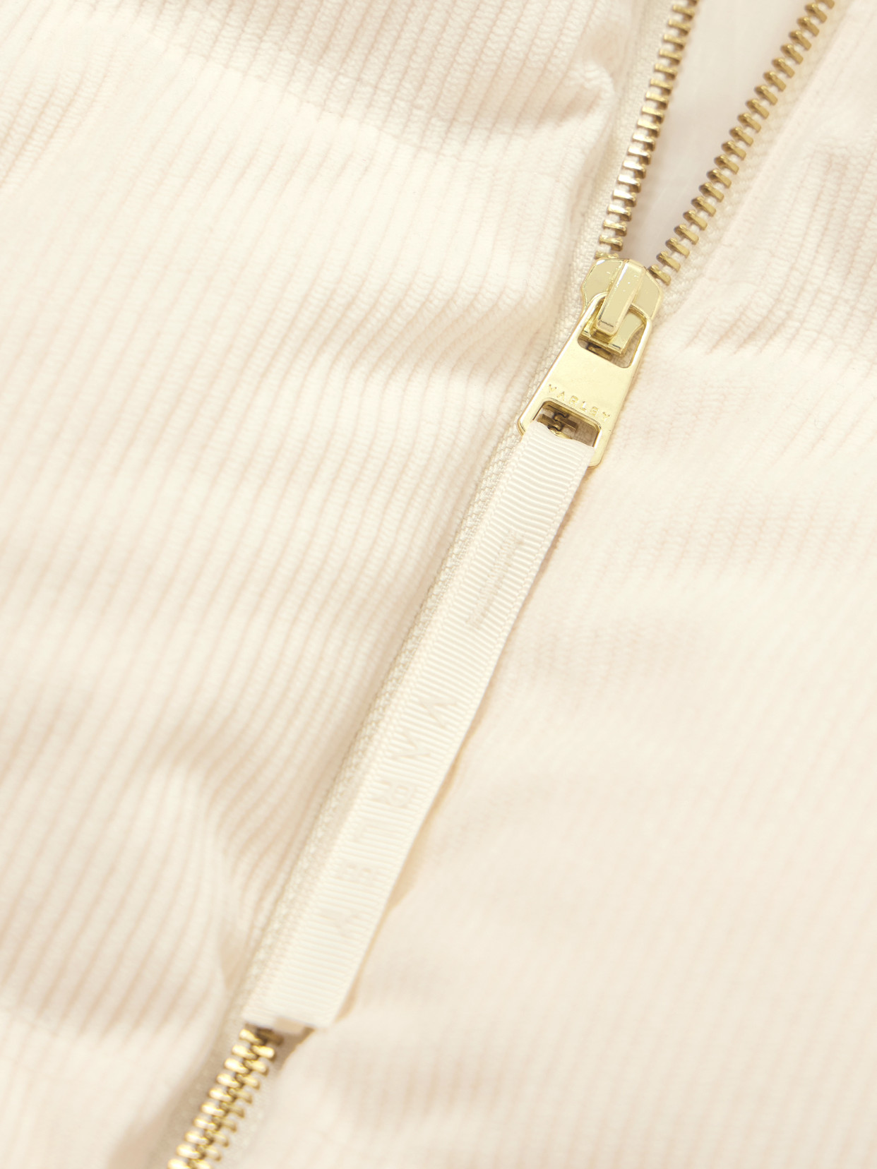 Brackley Fleece-trimmed Corduroy Jacket - Cream