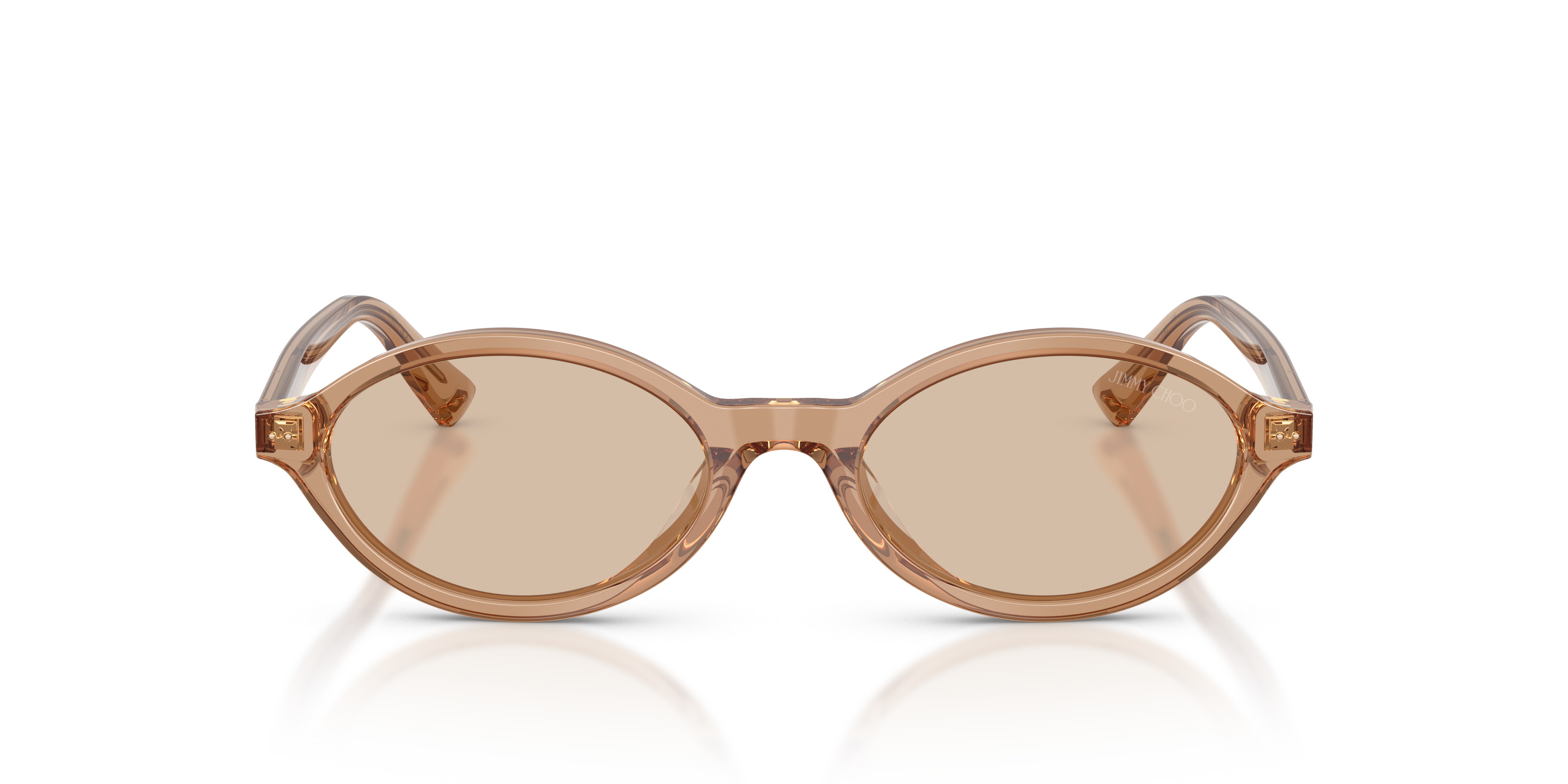 Jimmy Choo Mujer Jimmy Choo JC5068U 507693 Gafas de sol Acetato Marrón Marrón Redonda Norma