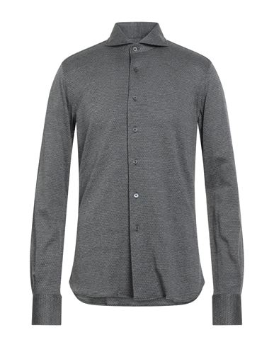 Man Shirt Black Size L Cotton