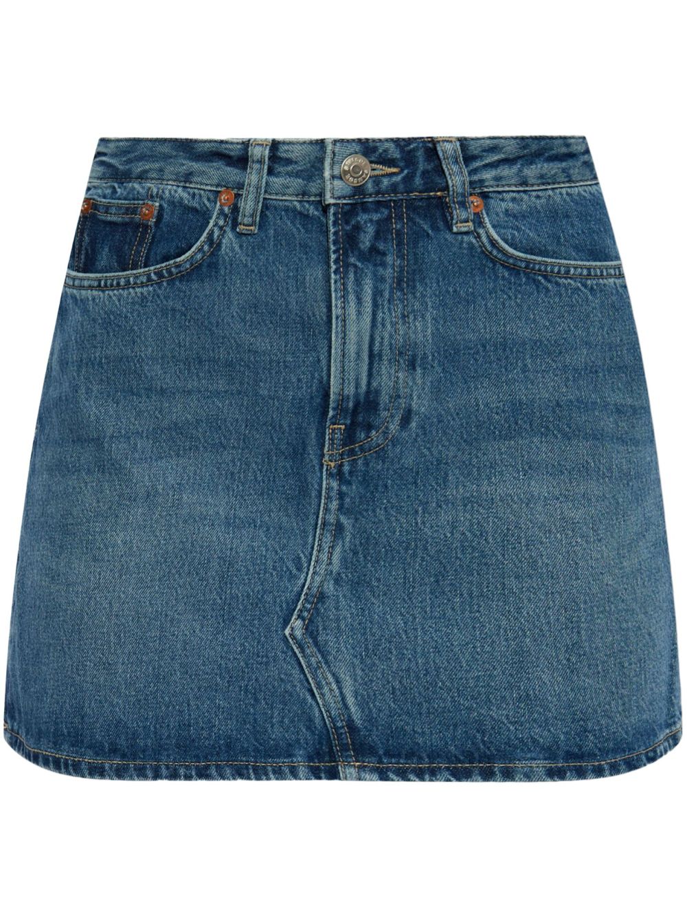 Organic cotton denim skirt - Blue