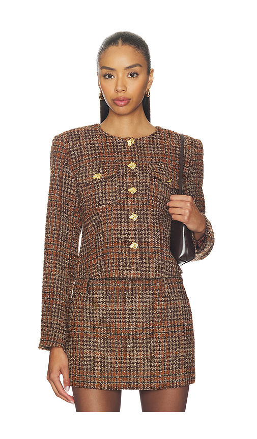 ASTR the Label Kyleigh Jacket in Brown. - L also in XS