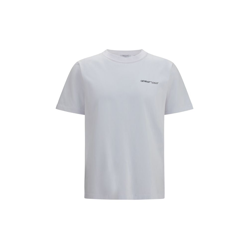 Logo-Embroidered Cotton T-Shirt — White