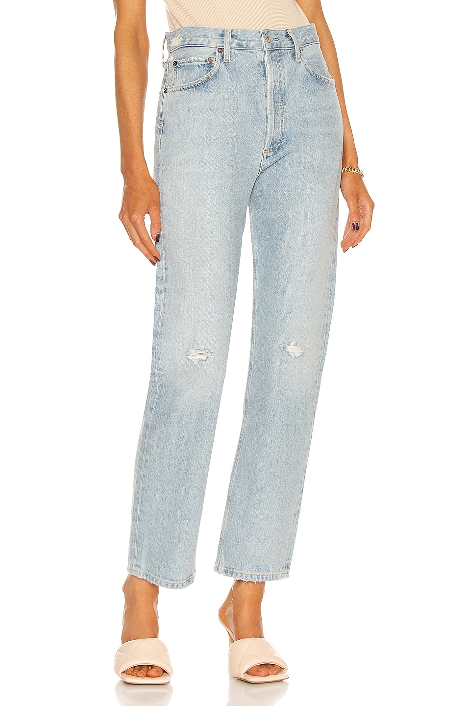 AGOLDE 90s Pinch Waist Jeans in Flashback - Blue.  32 also in