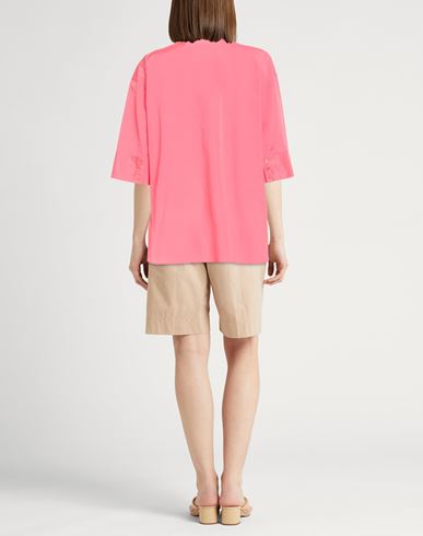 Woman Shirt Coral Size 10 Cotton, Polyester
