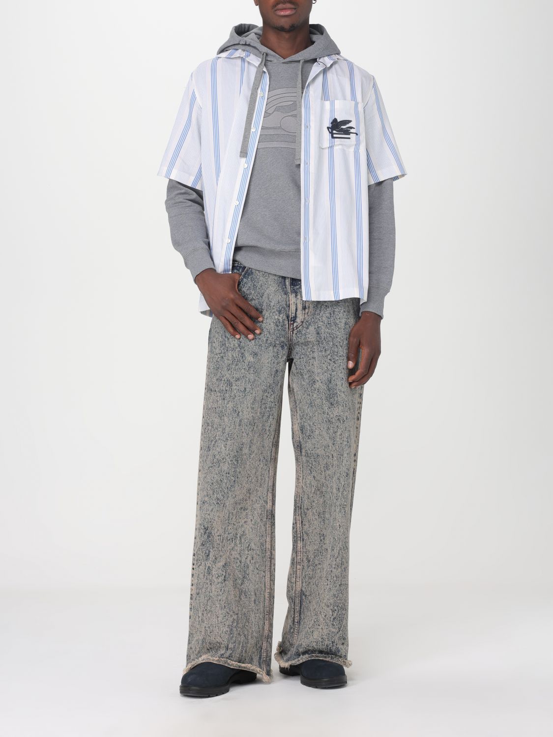 Sweatshirt Men color Grey