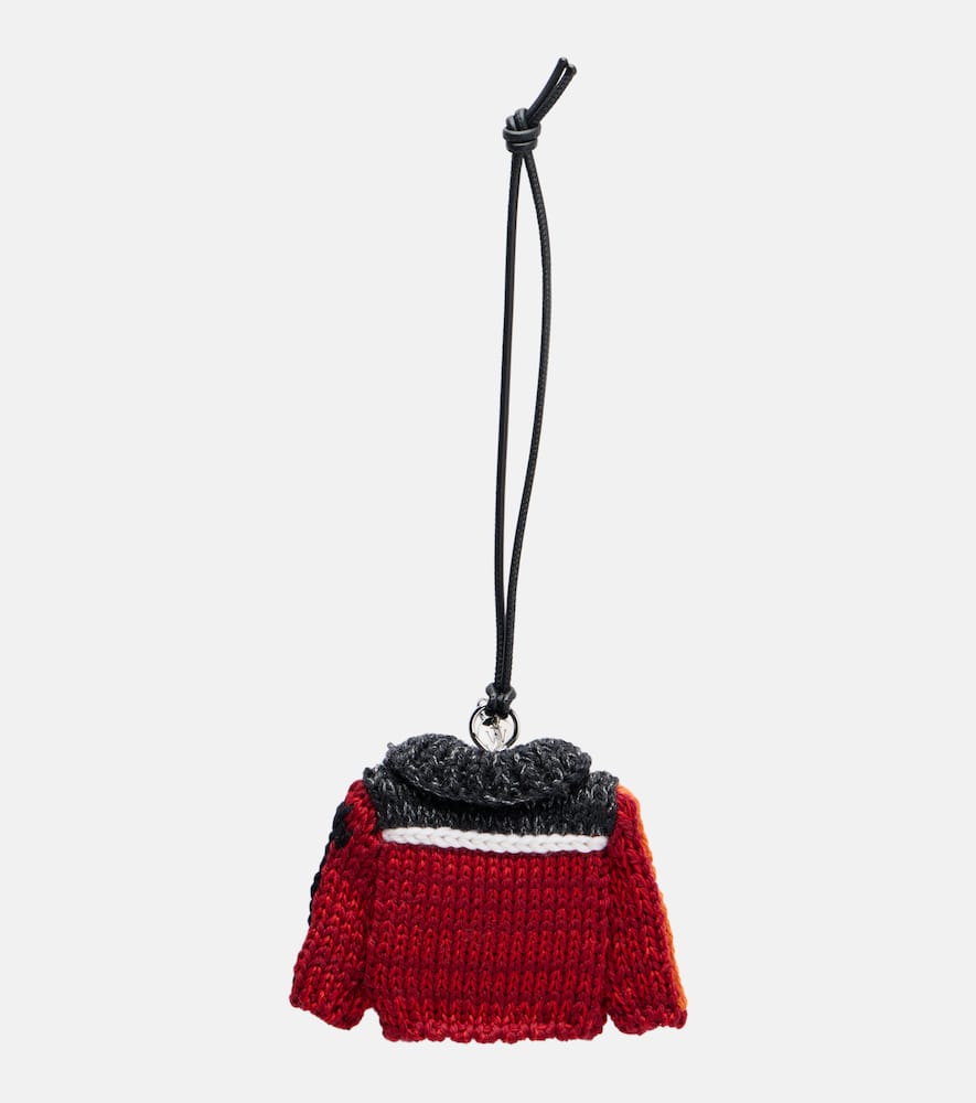 Cardigan bag charm