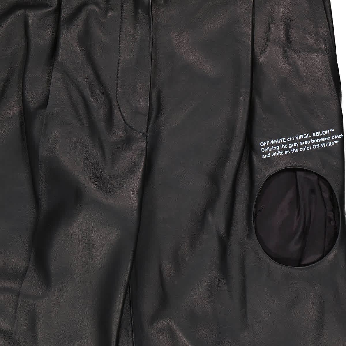 Meteor Straight-Leg Trousers in Black 