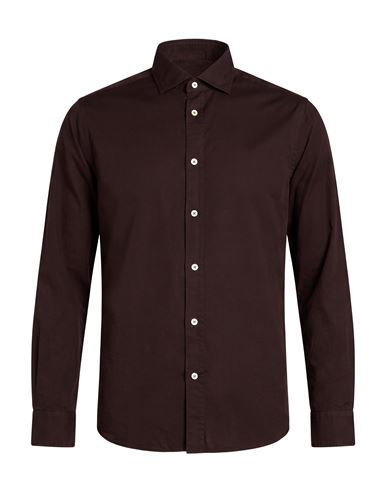 Man Shirt Chocolate brown Size 15 ¾ Cotton