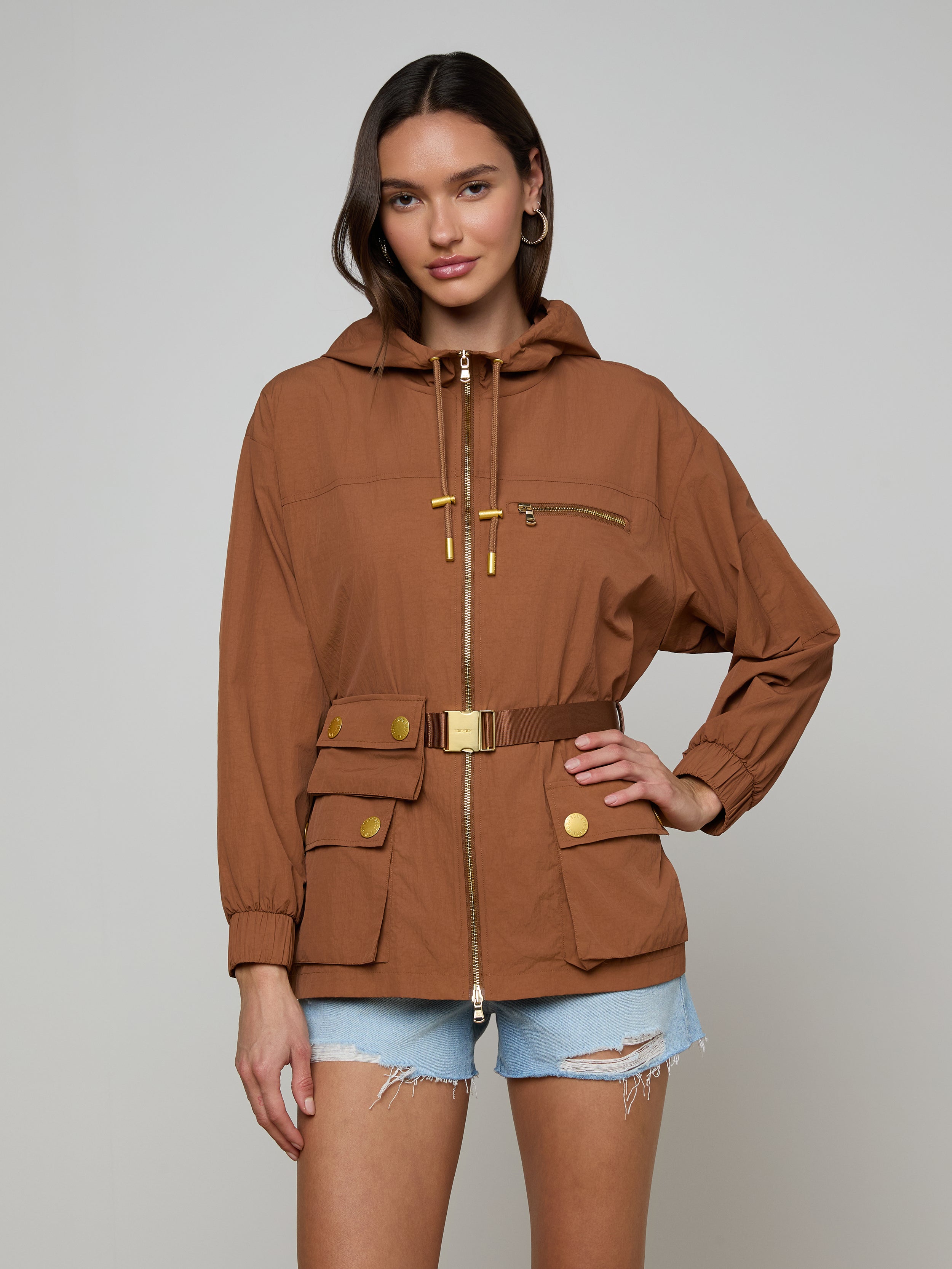 Calina Windbreaker In Fawn
