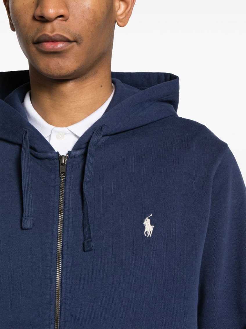 Navy Blue Logo hoodie