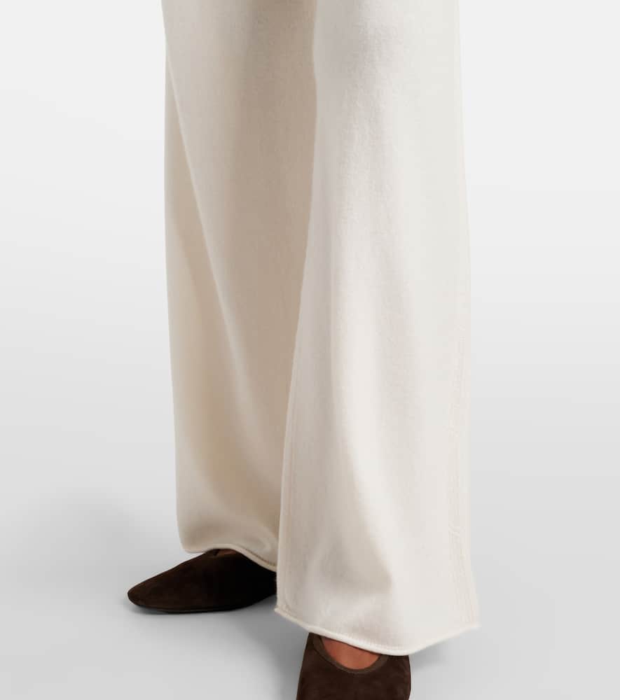 Mxppiega cashmere wide-leg pants