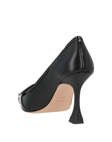 ) Woman Pumps Black Size 10 Leather
