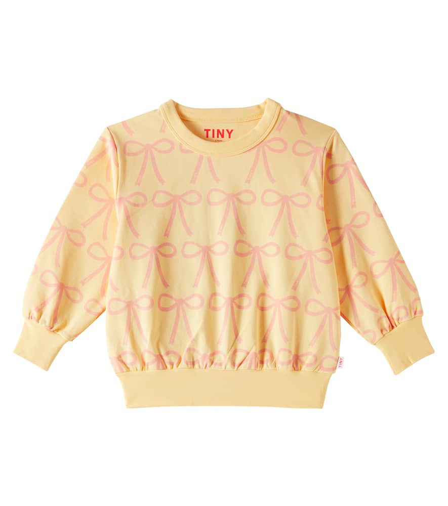 Tinycottons Bows cotton-blend jersey sweatshirt