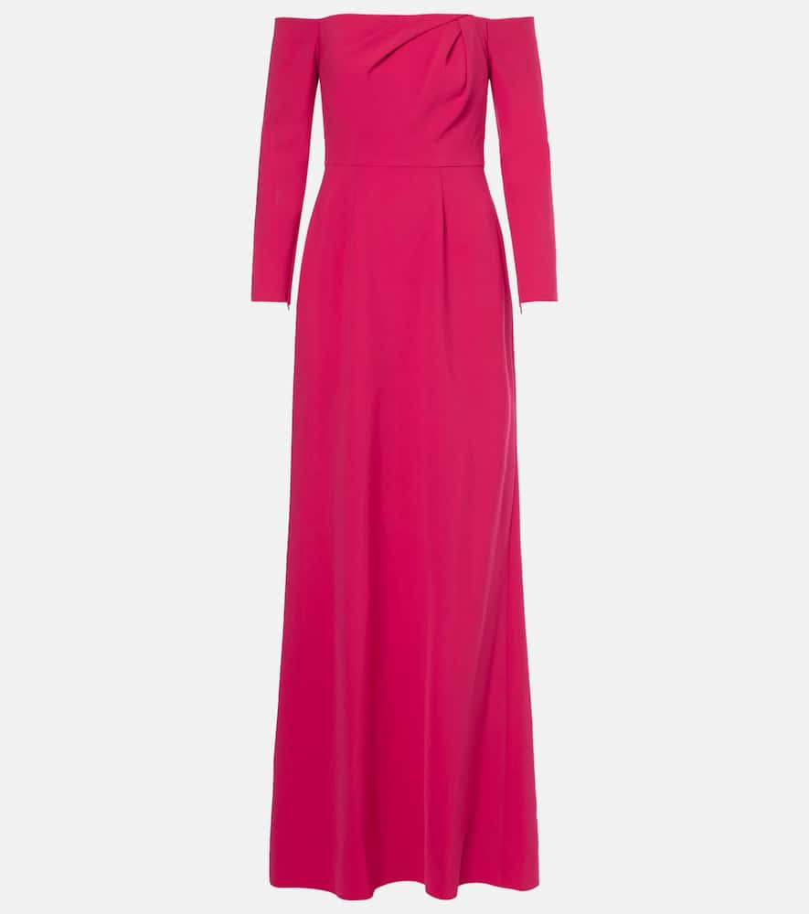 Off-shoulder gown
