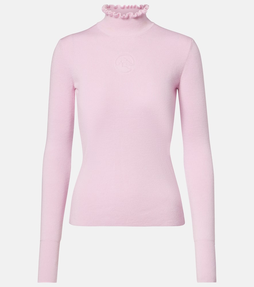 Kitz ribbed-knit wool-blend ski top