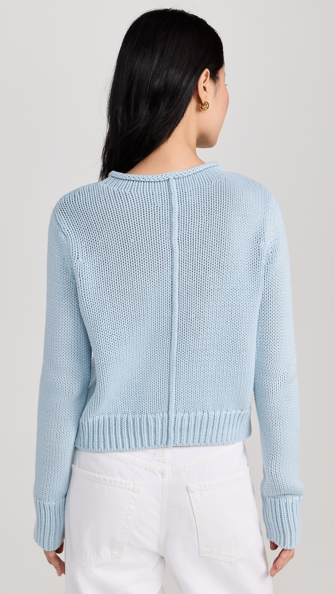 Solid Mini Marina Sweater Light Blue