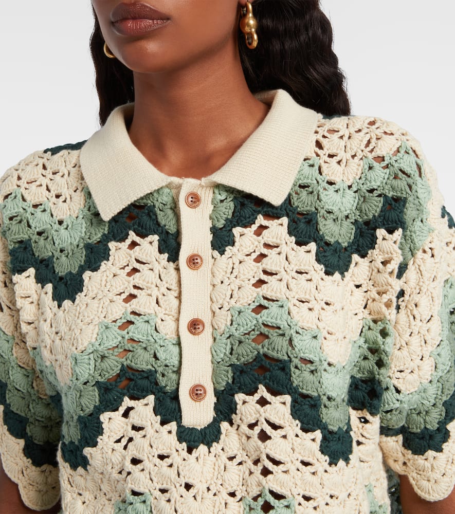 Tidal Sagra cotton crochet top