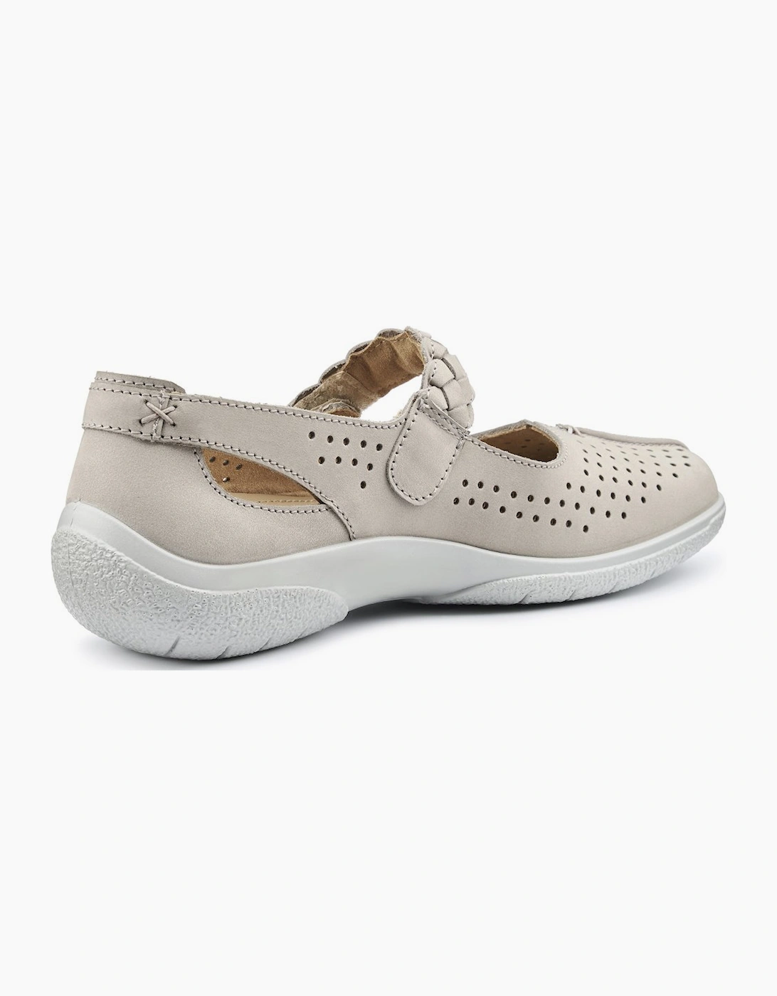 Hotter Women's Quake II Womens Extra Wide Mary Jane Shoes - Tan