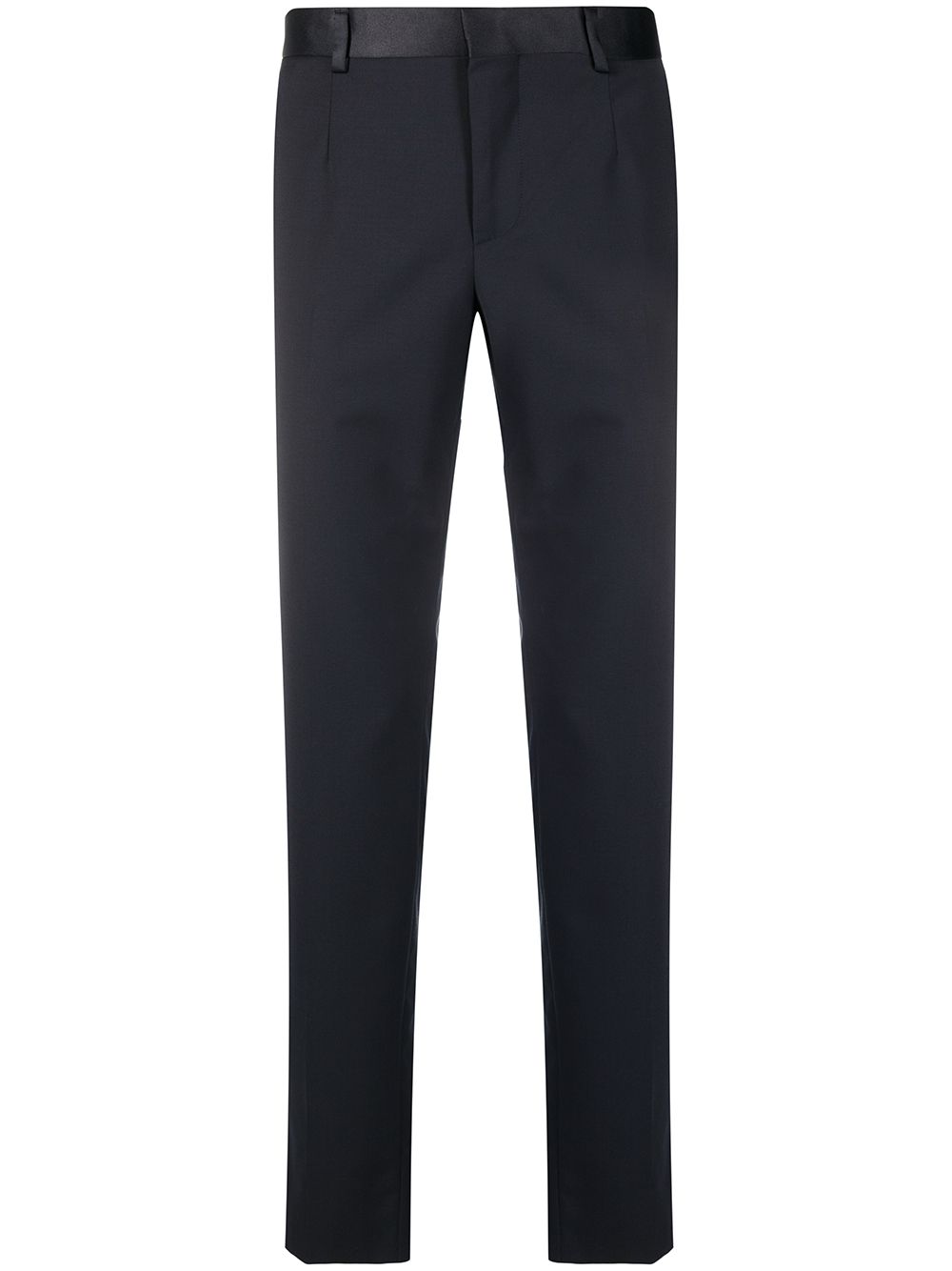Iconic slim-fit tailored trousers - Blue