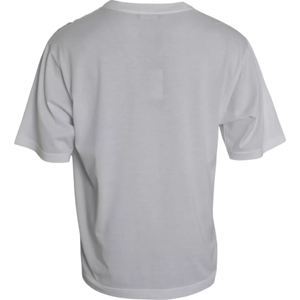 Cotton Round Neck T-Shirt — White