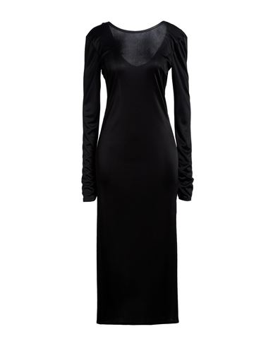 Woman Maxi dress Black Size 3 Acetate