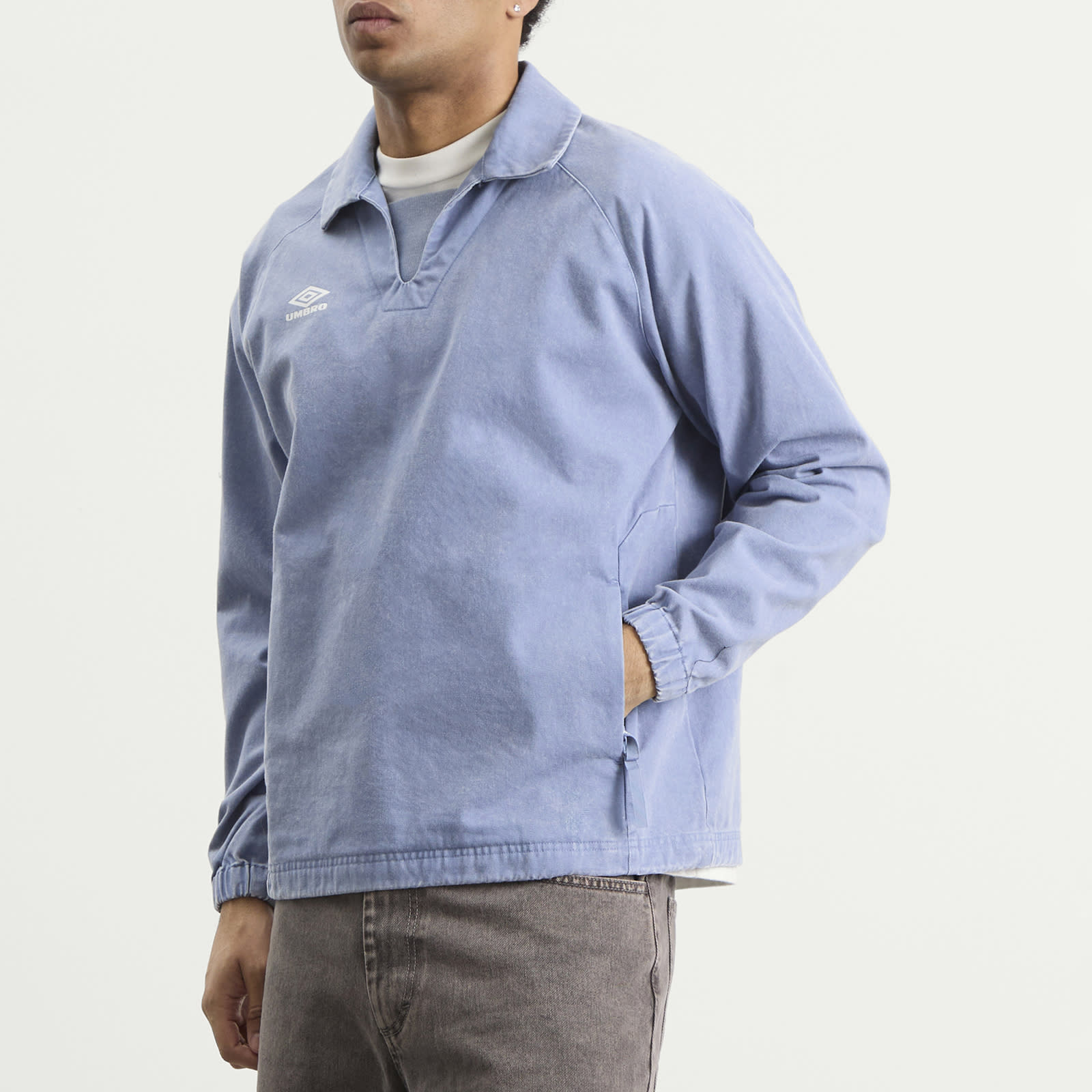 Men's Washed Drill Top Infinity/Brilliant White