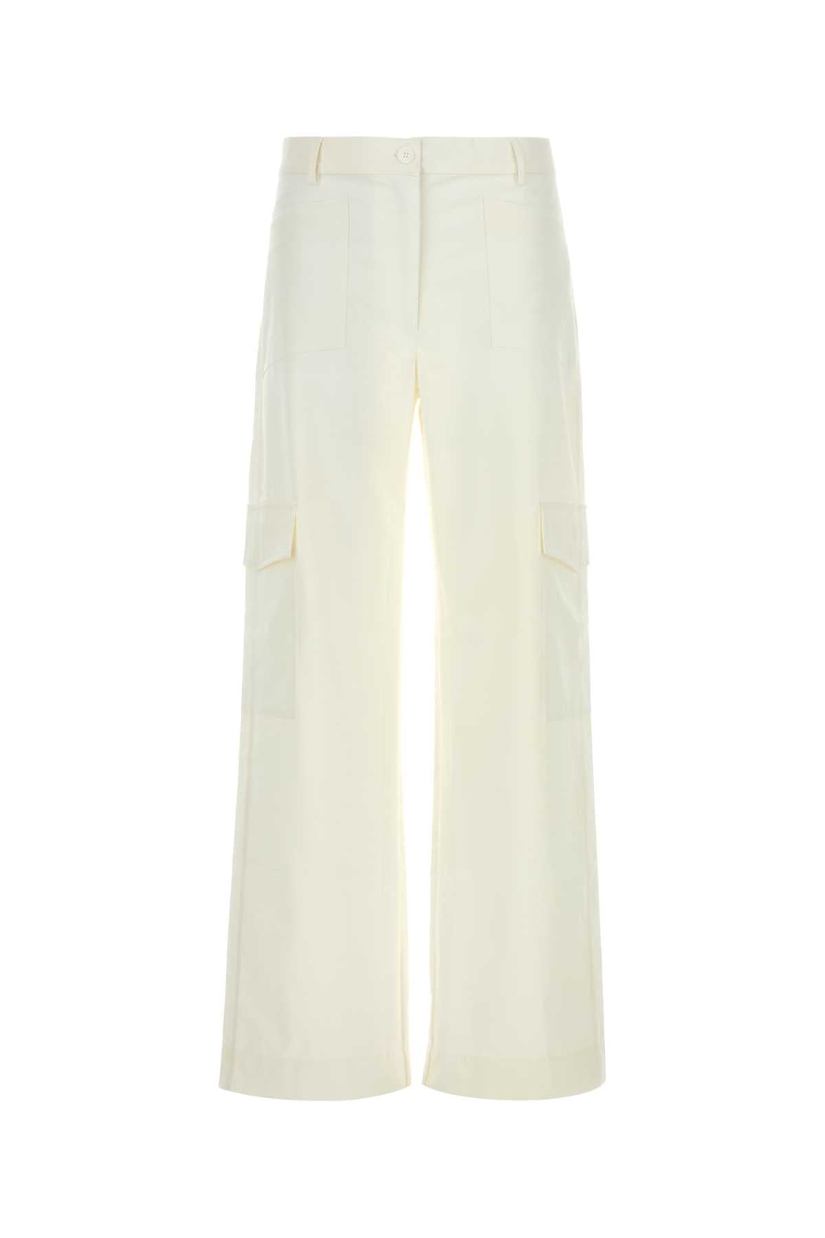 Trousers Cargo Pants — White