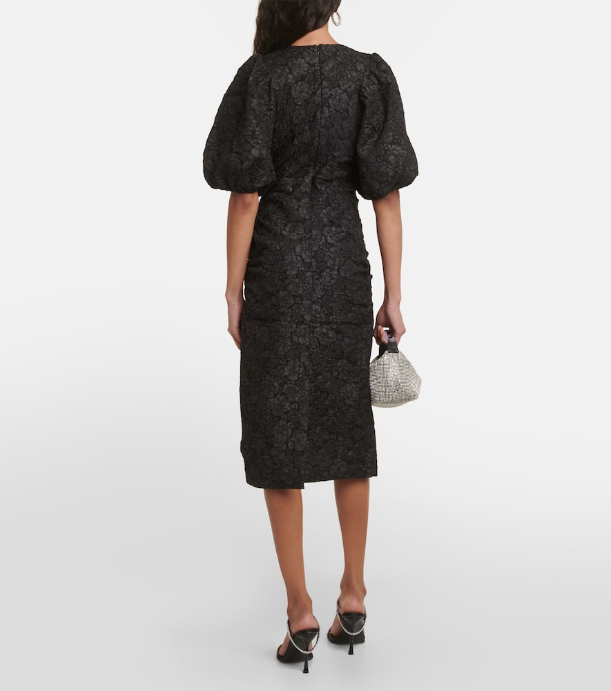 Ganni Jacquard midi dress