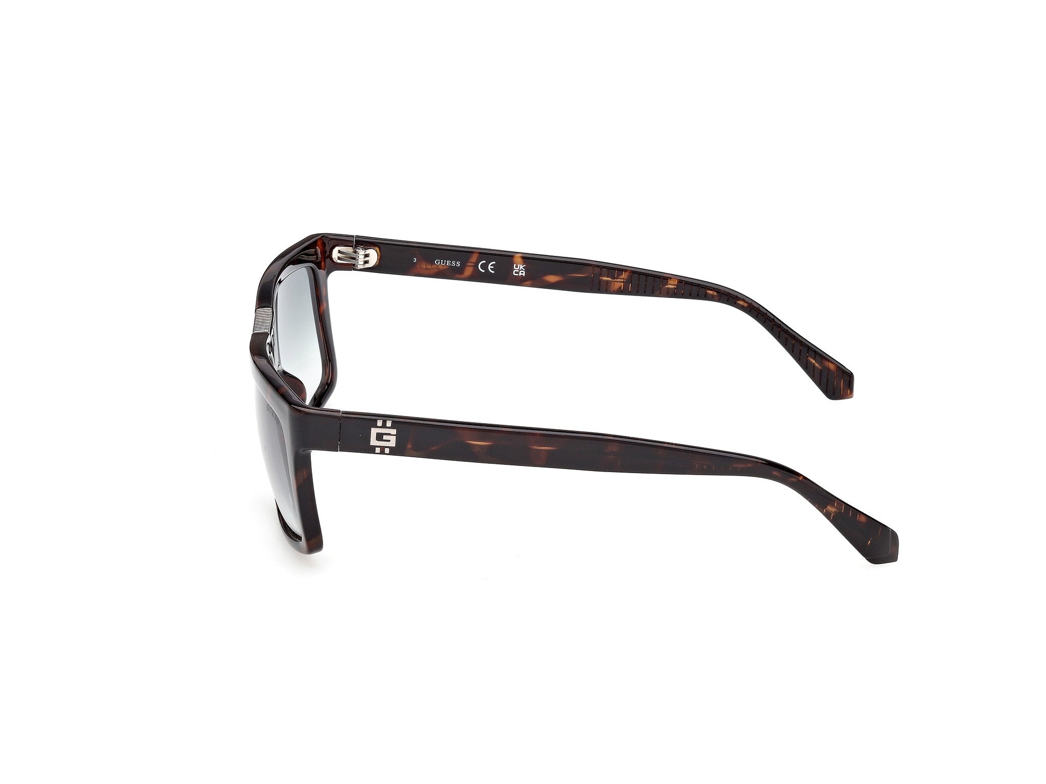 Guess Hombre Guess GU00274 52P Gafas de sol Inyectado la Habana Verde Cuadrada Norma
