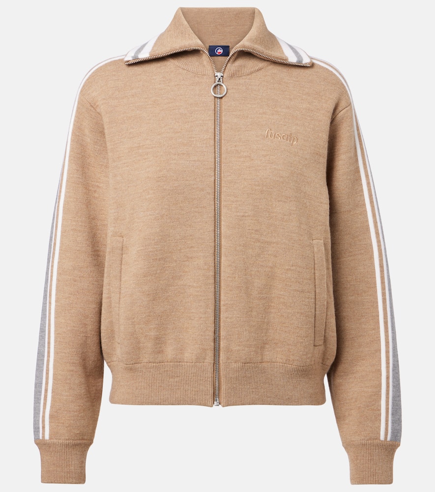 Benada striped wool-blend jacket
