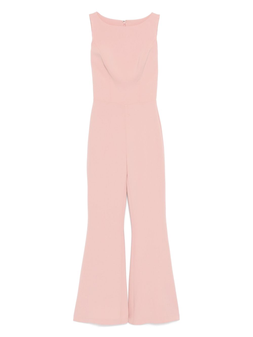 Boatneck flare jumpsuit - Pink
