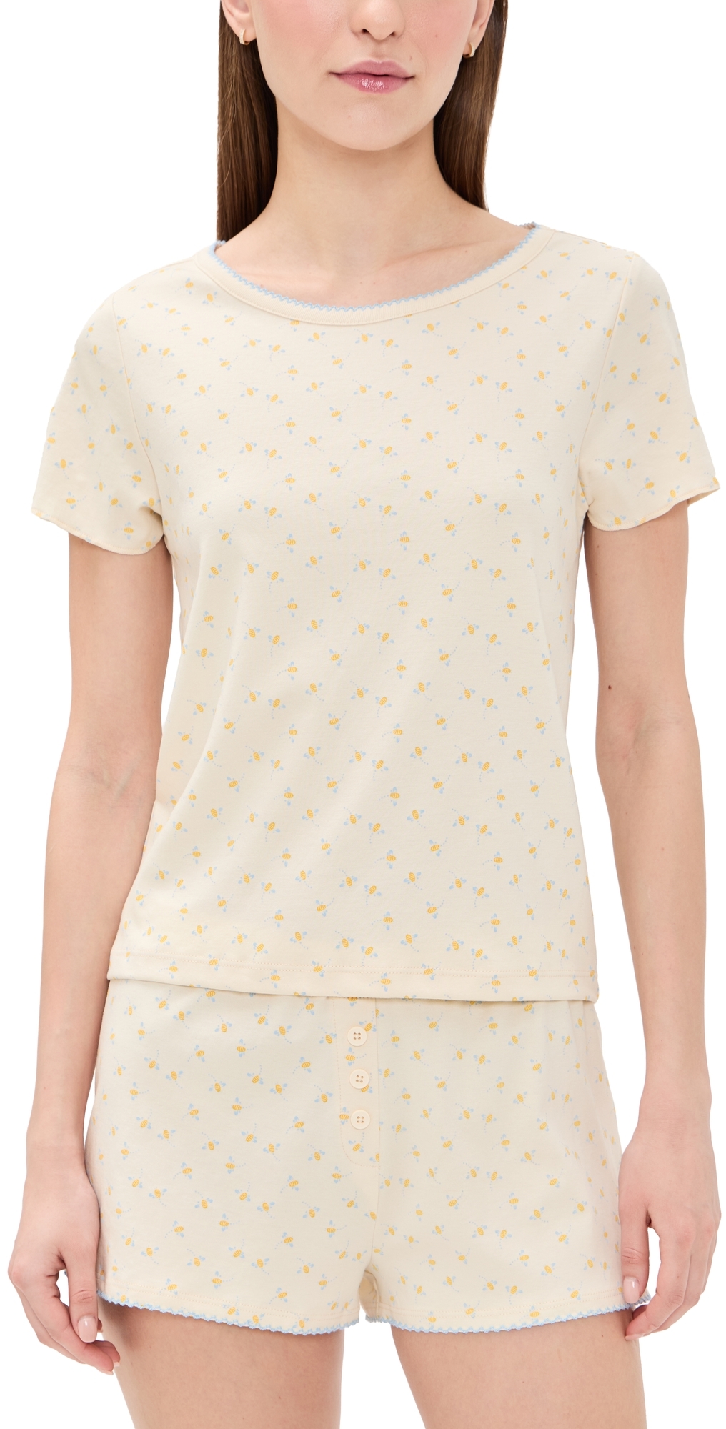Suzie Pajama Set Bizzy Bees