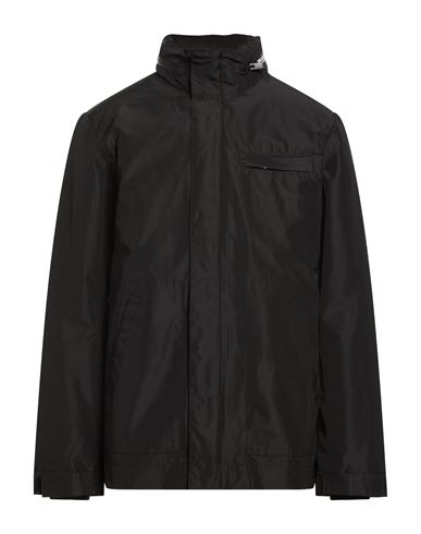 Man Jacket Black Size L Polyester, Polyamide