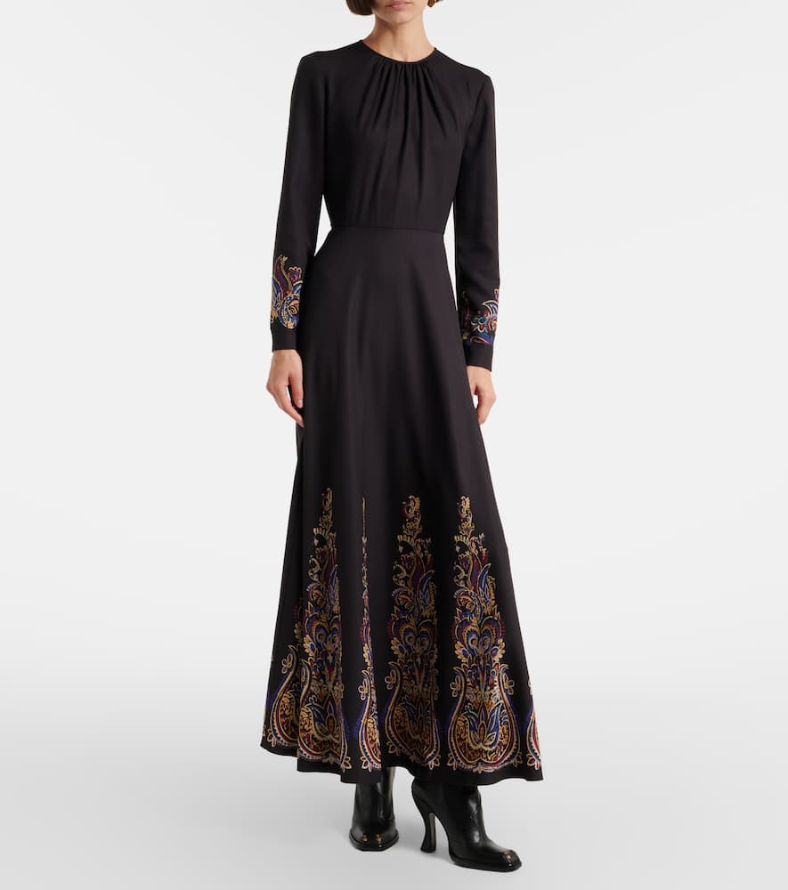 Paisley maxi dress