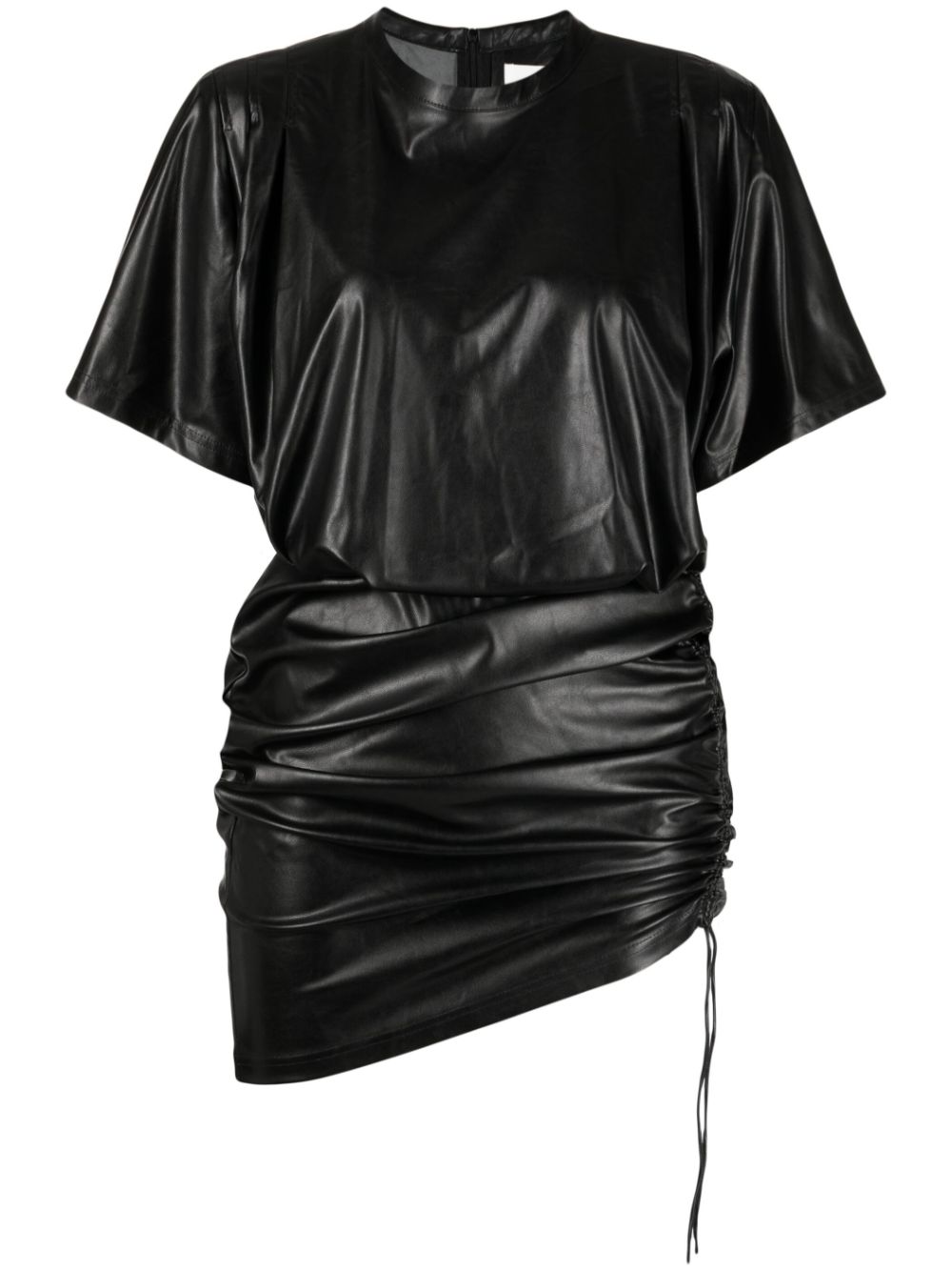 Balesi short-sleeve minidress - Black