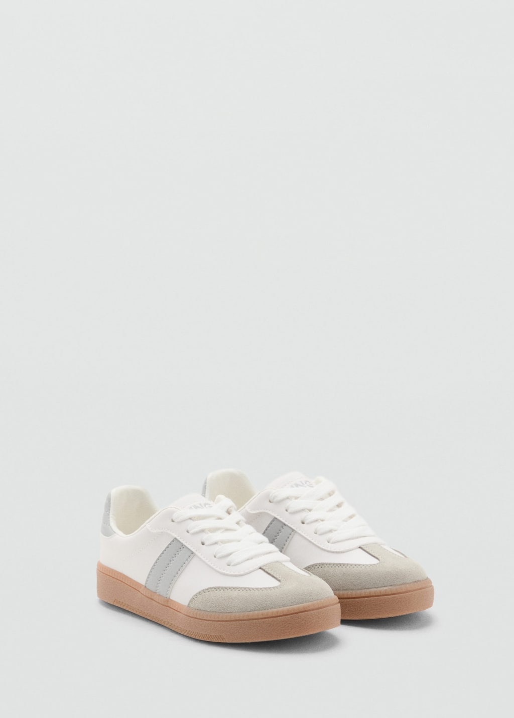 Leather mixed sneakers white - Kids - 