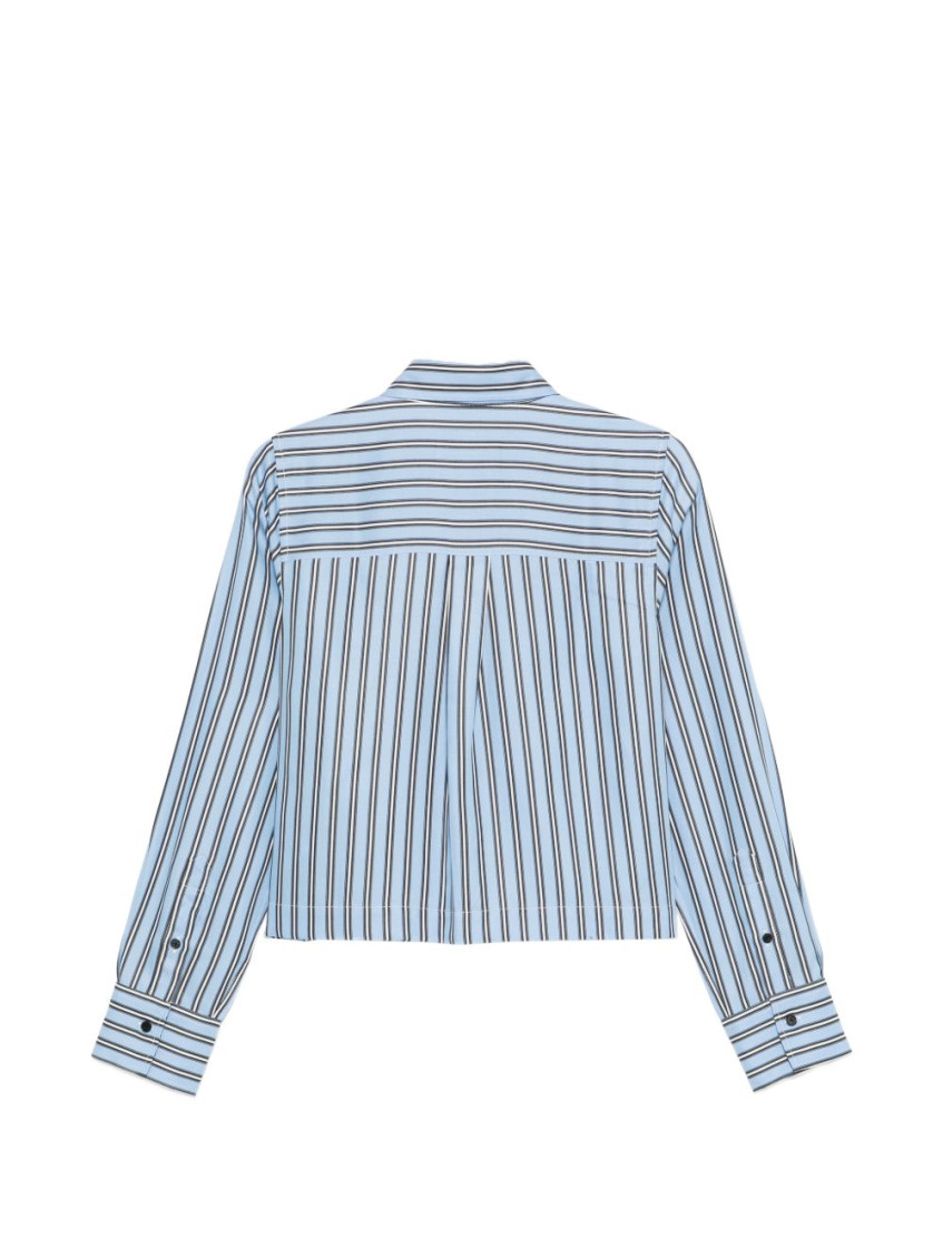 Striped Cropped Shirt