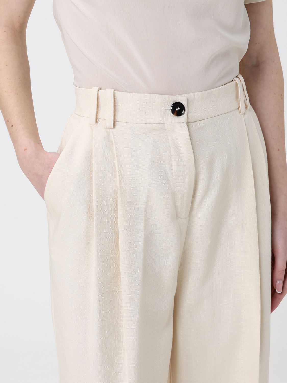 Pants Woman color White