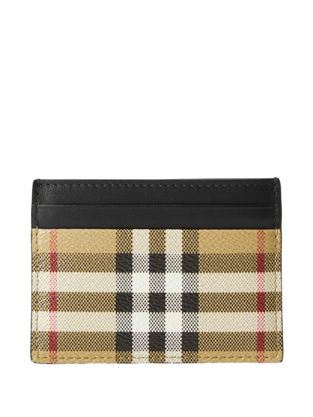 Burberry check card holder - Neutrals