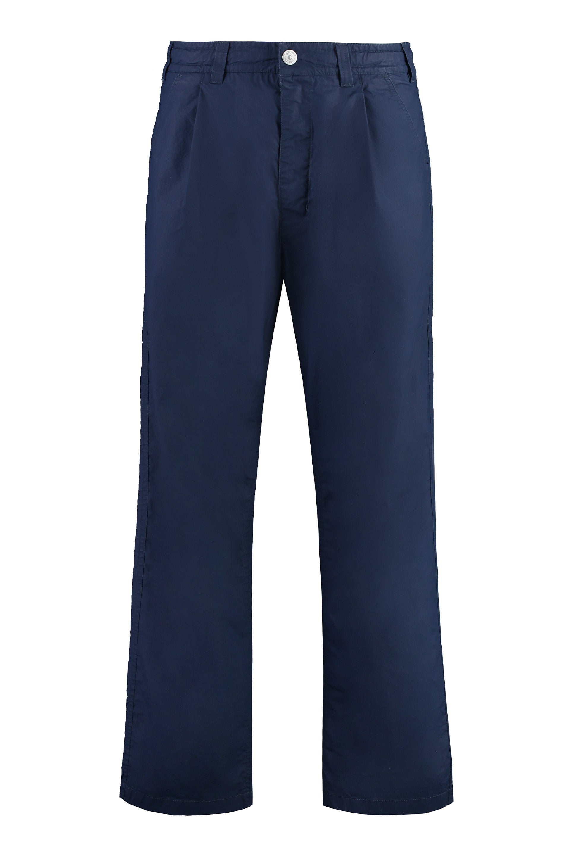 Marina Pleated Cotton Trousers