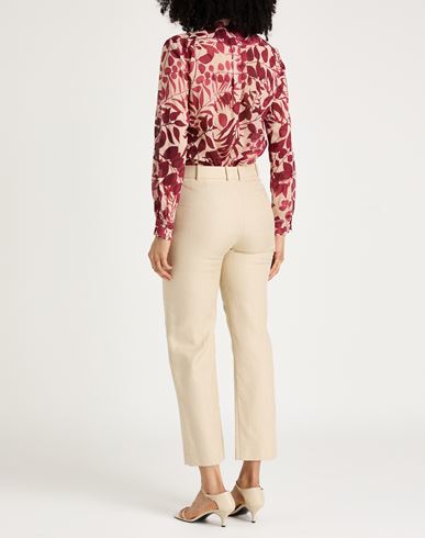 Forte_forte Woman Shirt Garnet Size 1 Cotton, Silk