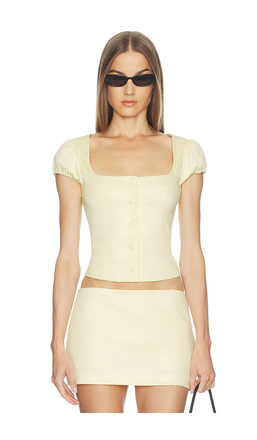 LOBA Rae Top in Yellow. XXS. Also in XS, S, M