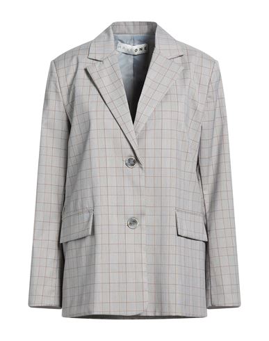 Woman Blazer Grey Size M Polyester, Viscose, Elastic fibres