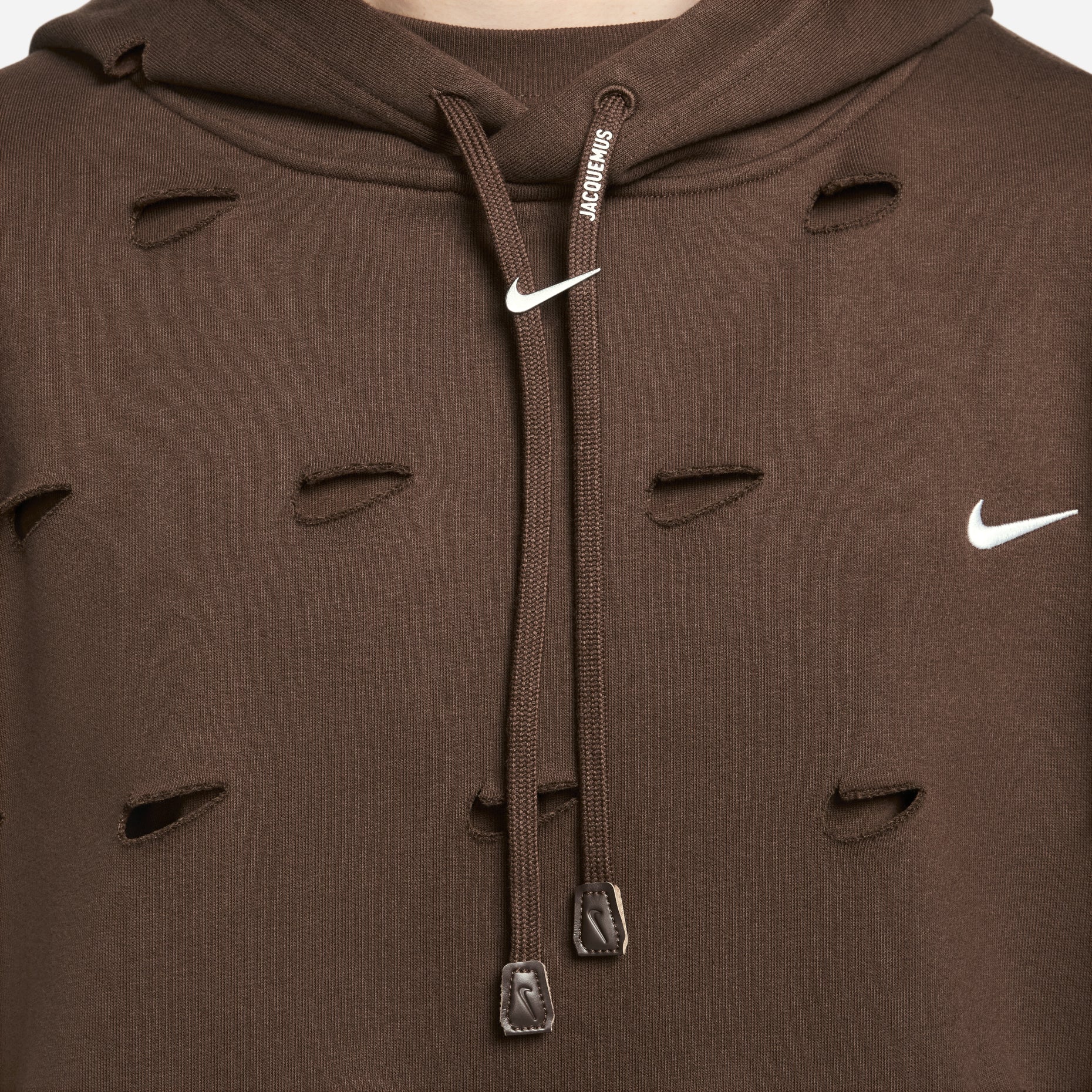 X Jacquemus Swoosh Hoodie (Asia Sizing) 'Cacao Wow'