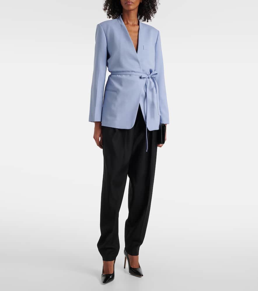 Victor wool crêpe jacket