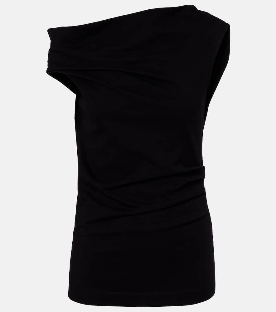 Asymmetric cotton top