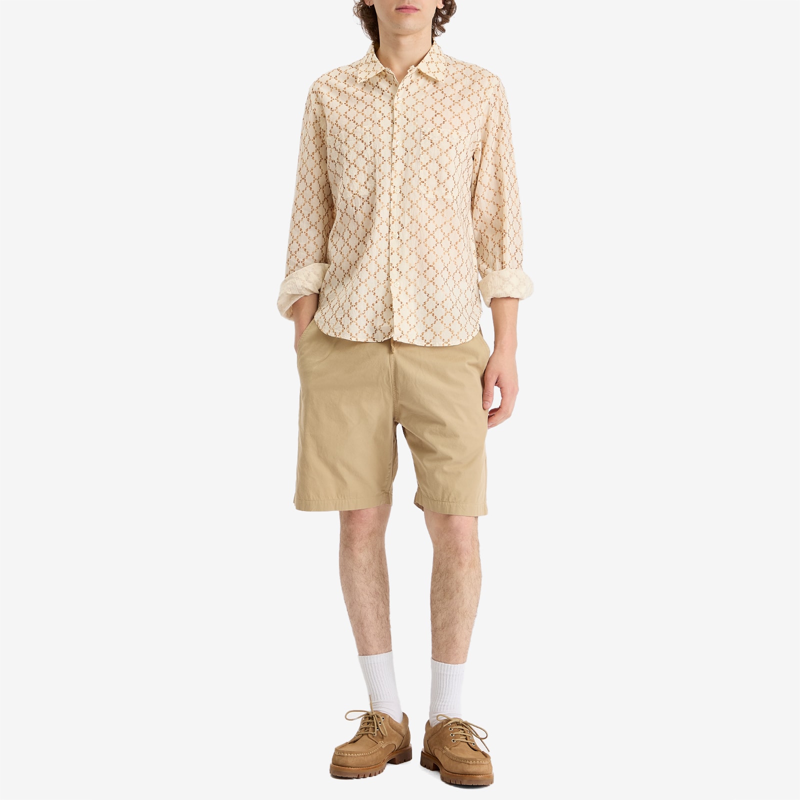 Men's Milta Weave Work Shirt Camel